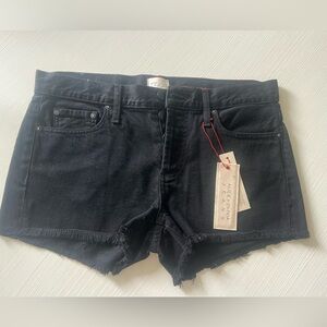Alice + Olivia Black Jean Shorts